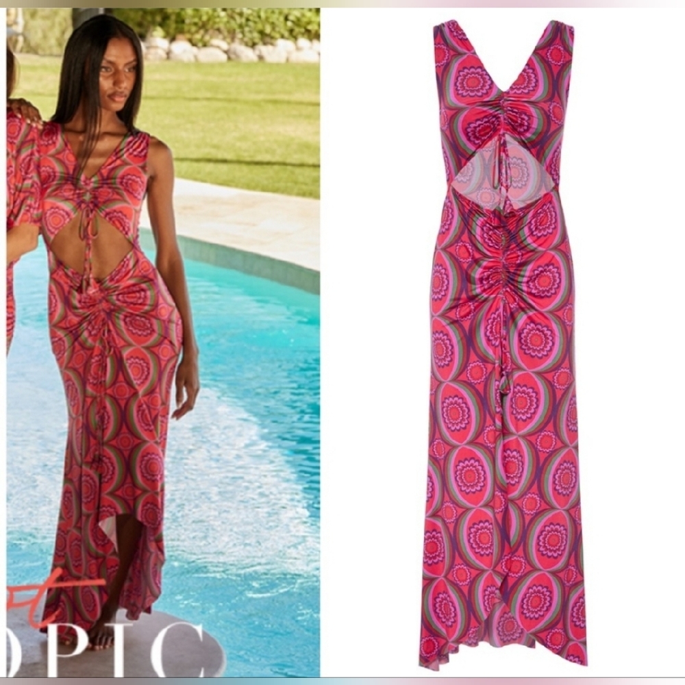 Misa Los Angeles Lotta Cut Out Dress (m)